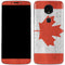 Canada Flag Distressed Moto E5 Plus Skin